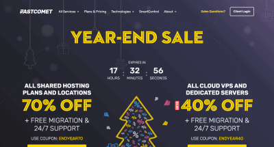 FastComet web hosting