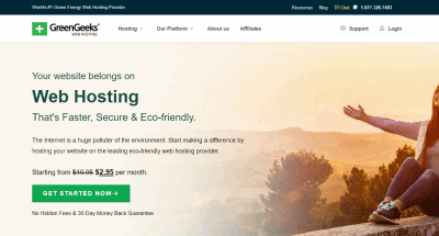 GreenGeeks prcing and review