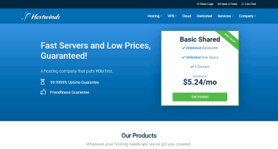 hostwind web hosting