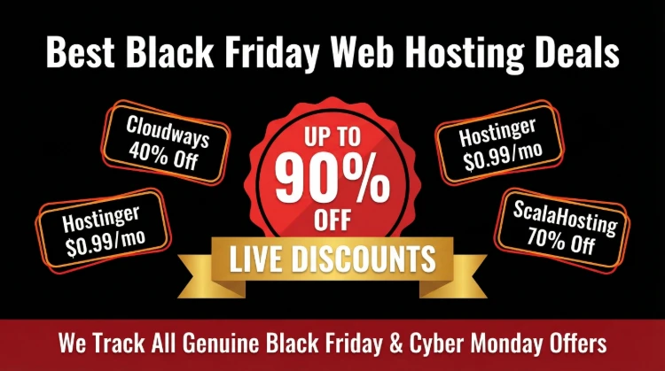 Best Black Friday Web Hosting Deals for 2026 (Live Updates)