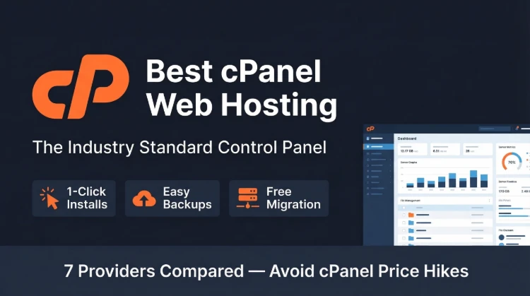 Best cPanel Web Hosting Companies 2026 (Reliable & Easy)