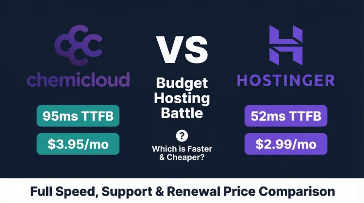 ChemiCloud vs Hostinger: The Ultimate Budget Hosting Battle (2026)