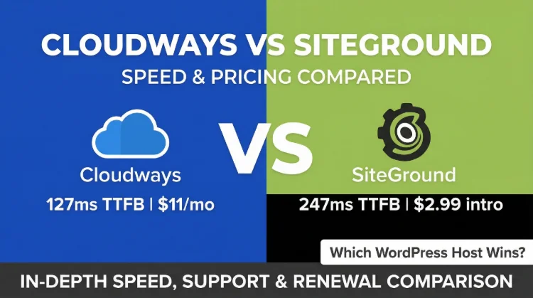 Cloudways vs SiteGround: In-Depth Comparison (2026)