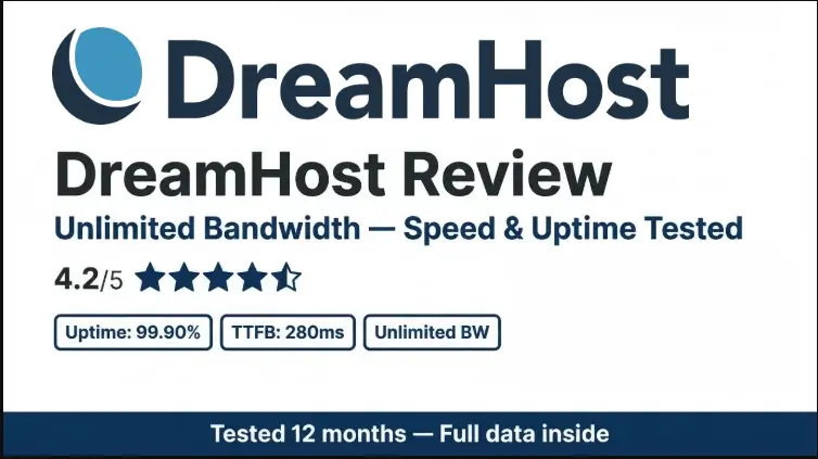 DreamHost Review 2026: One of the Best for Uptime & Speed