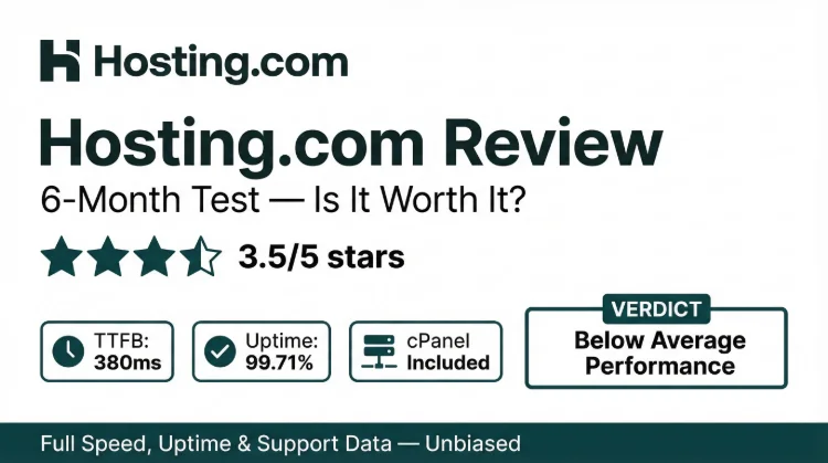 Hosting.com Review 2026: 6-Month Test Results (Is It Worth It?)