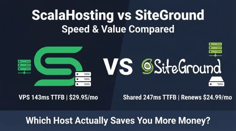 ScalaHosting vs SiteGround: Which Host is Better in 2026?