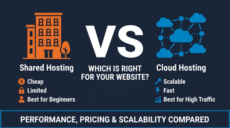 Shared Hosting vs Cloud Hosting: Which One Do You Need?