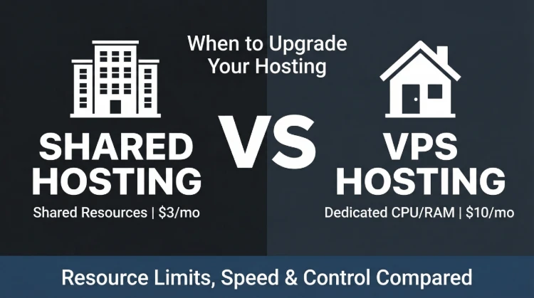 Shared Hosting vs VPS Hosting: The Key Differences