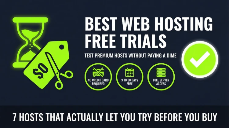 10 Best Web Hosting Free Trials 2026 (No Credit Card)